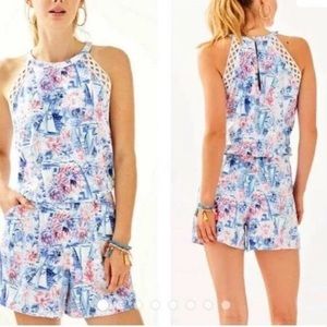 Lilly Pulitzer Lala Romper Sea to Shining Sea